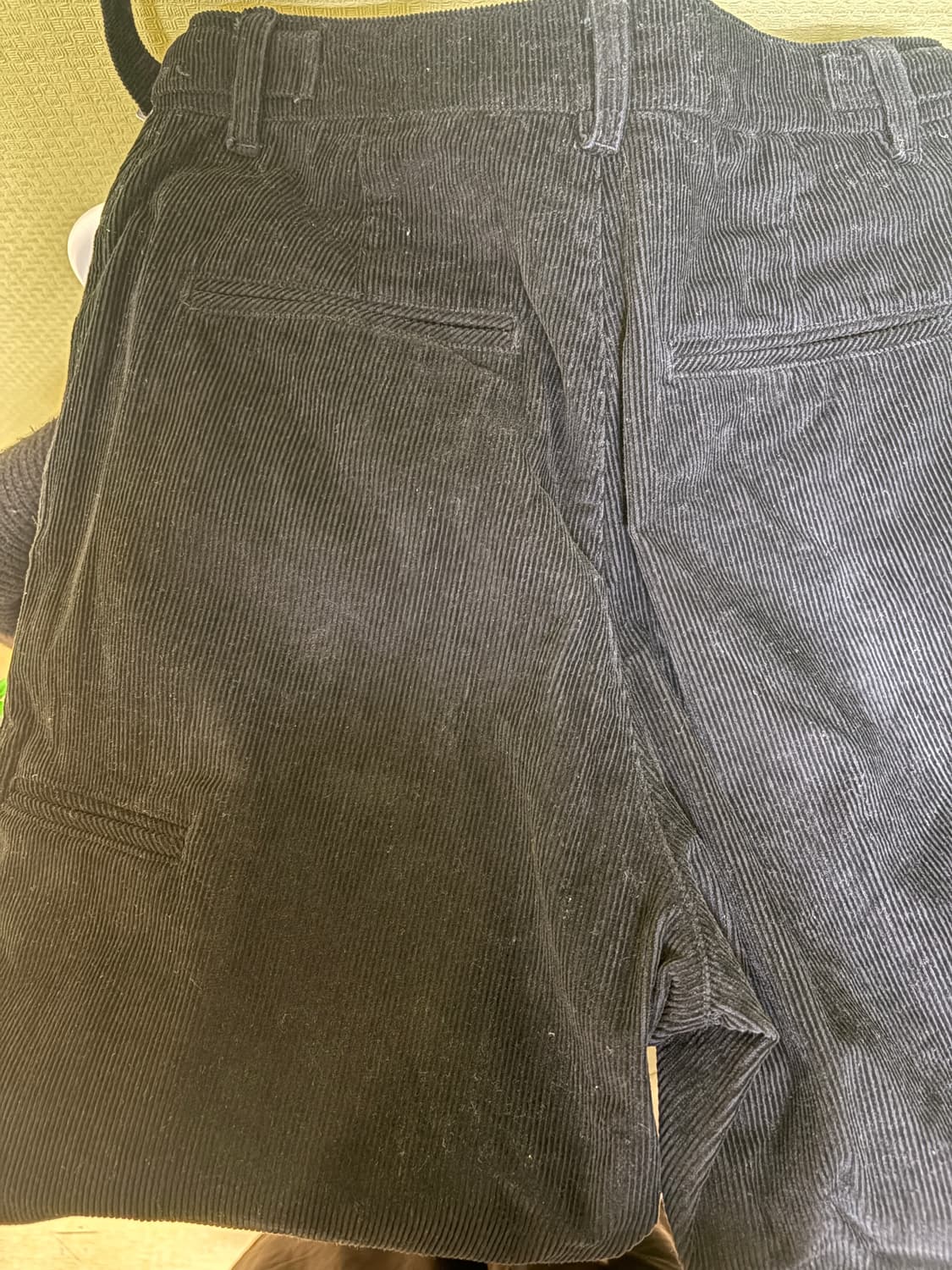 다이브인 코듀로이 팬츠 블랙 상품이미지3