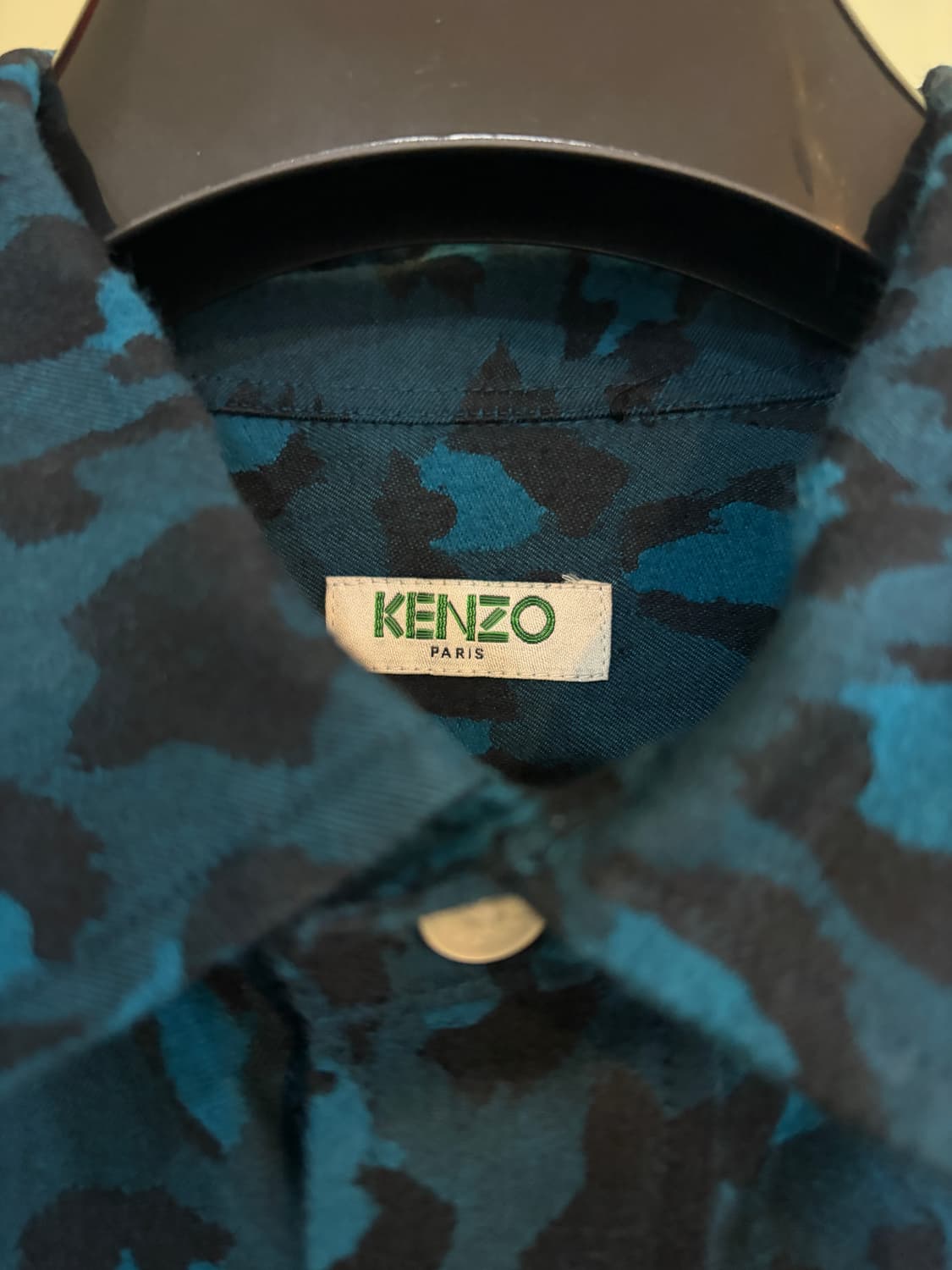 KENZO 겐조 레오파드 셔츠 S 상품이미지4
