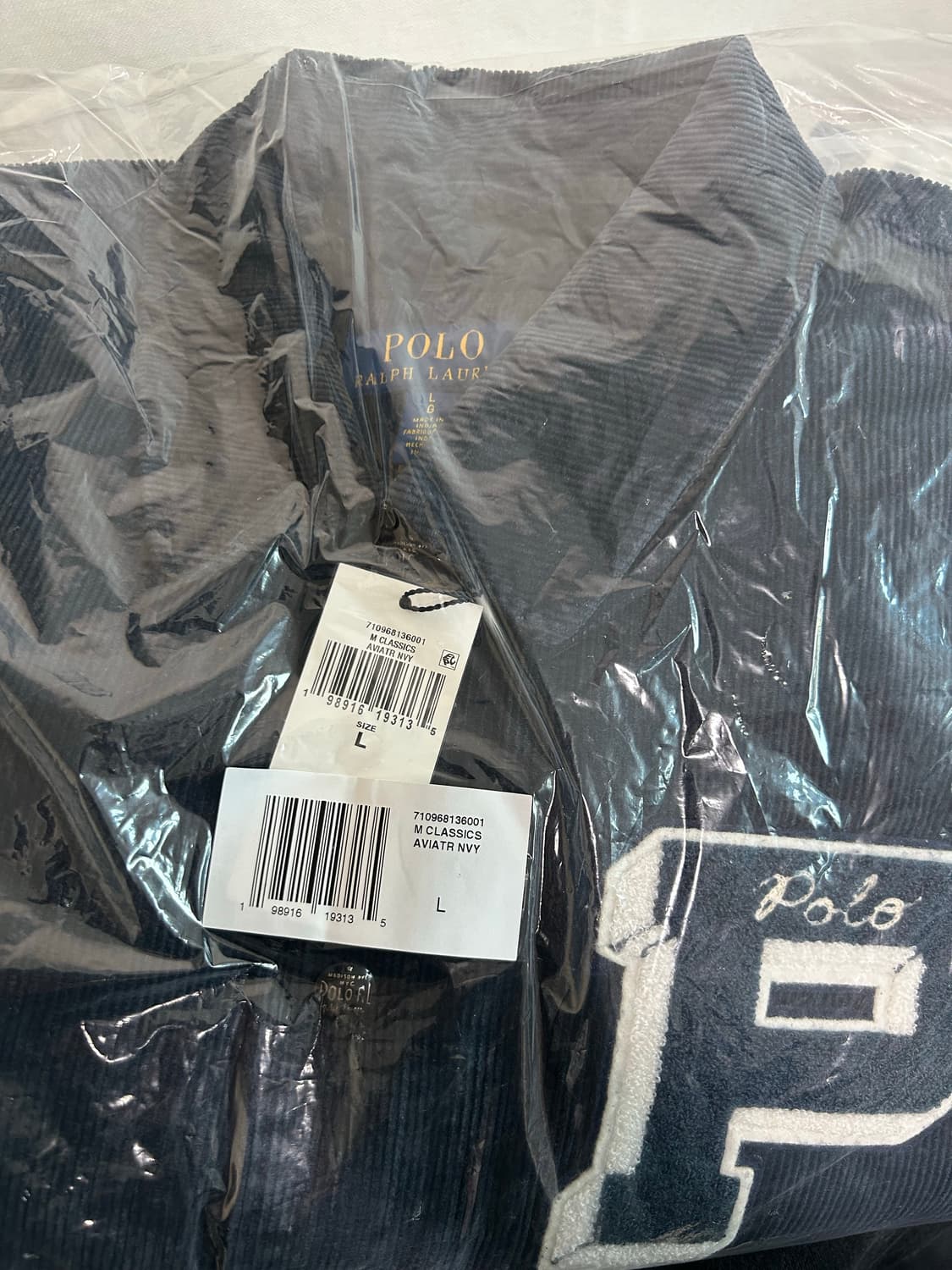 폴로 랄프로렌 코듀로이 레터맨 자켓 상품이미지2