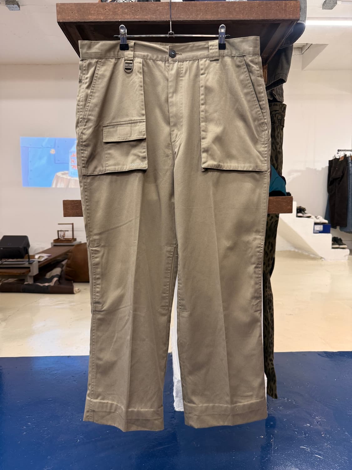2000s Adidas 아디다스 카키 바지 상품이미지3