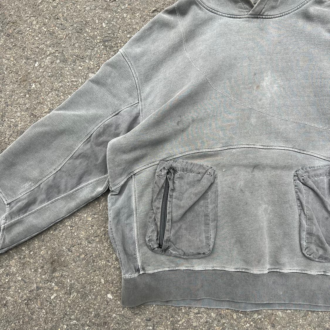 C2H4 콜드 다잉 패널 후디 상품이미지5