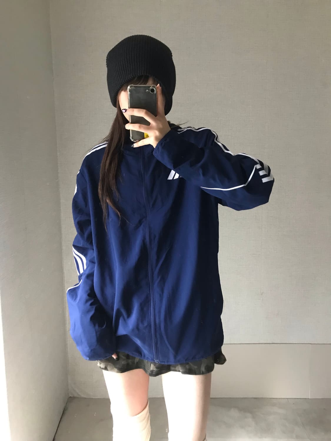 아디다스 네이비 바람막이 상품이미지2