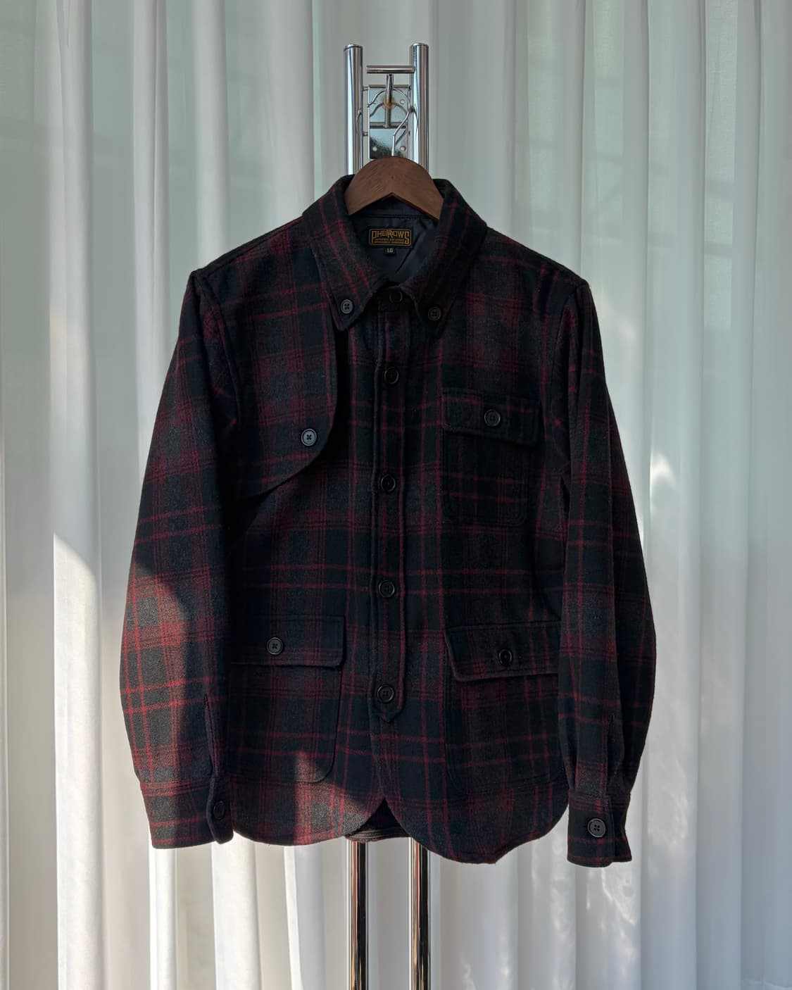 [L]페로우즈 Pherrow's 헌팅 울 셔츠 자켓 상품이미지4