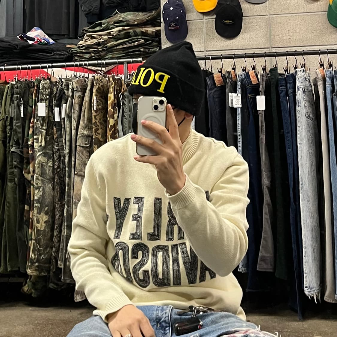 폴로 빅 로고 비니 상품이미지6