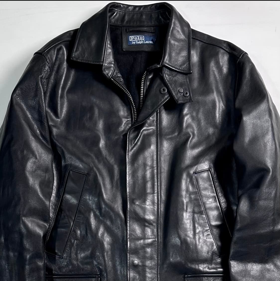  Polo Cow Leather Black Carcoat 상품이미지2