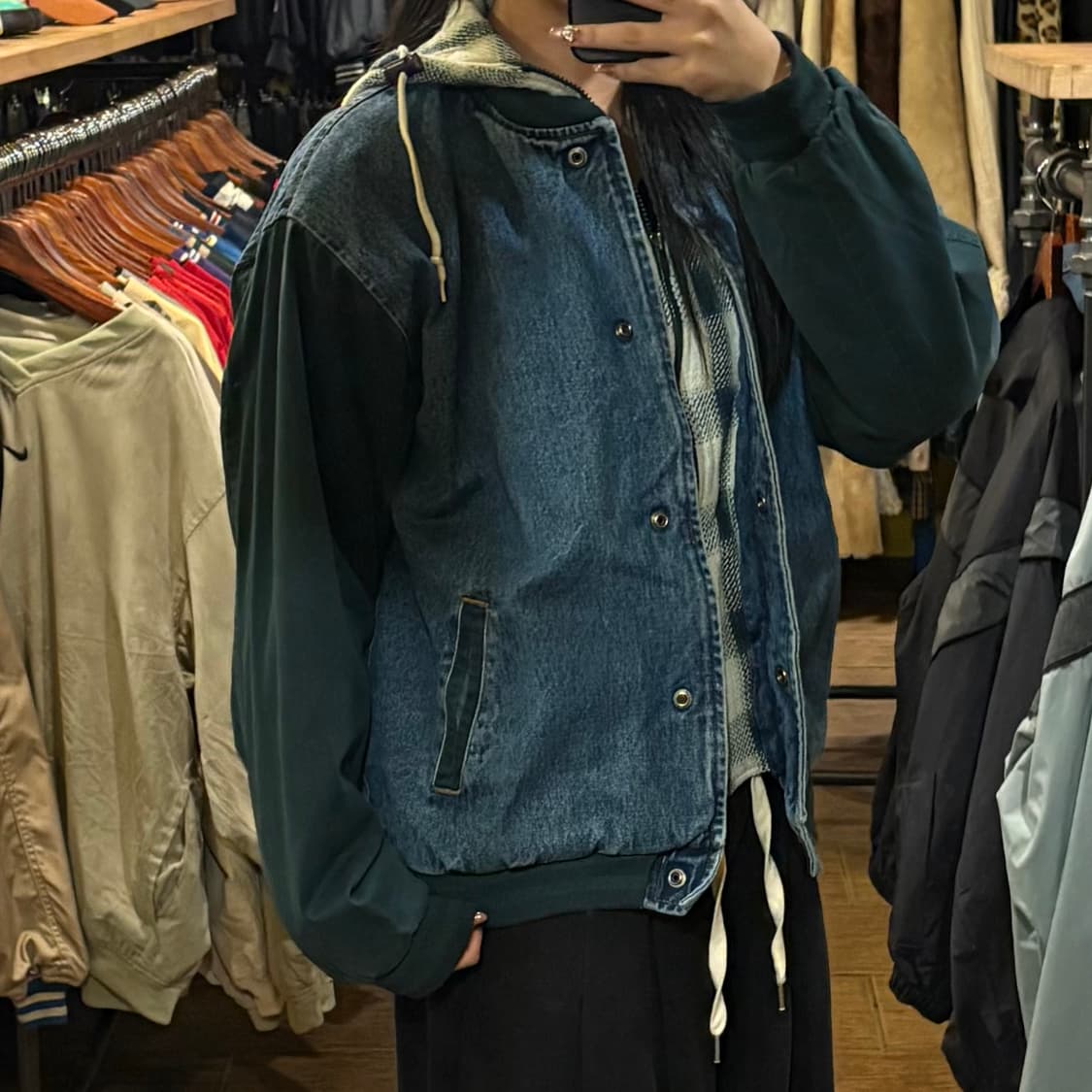 [HI] VTG 데님바시티 후드 자켓 상품이미지4