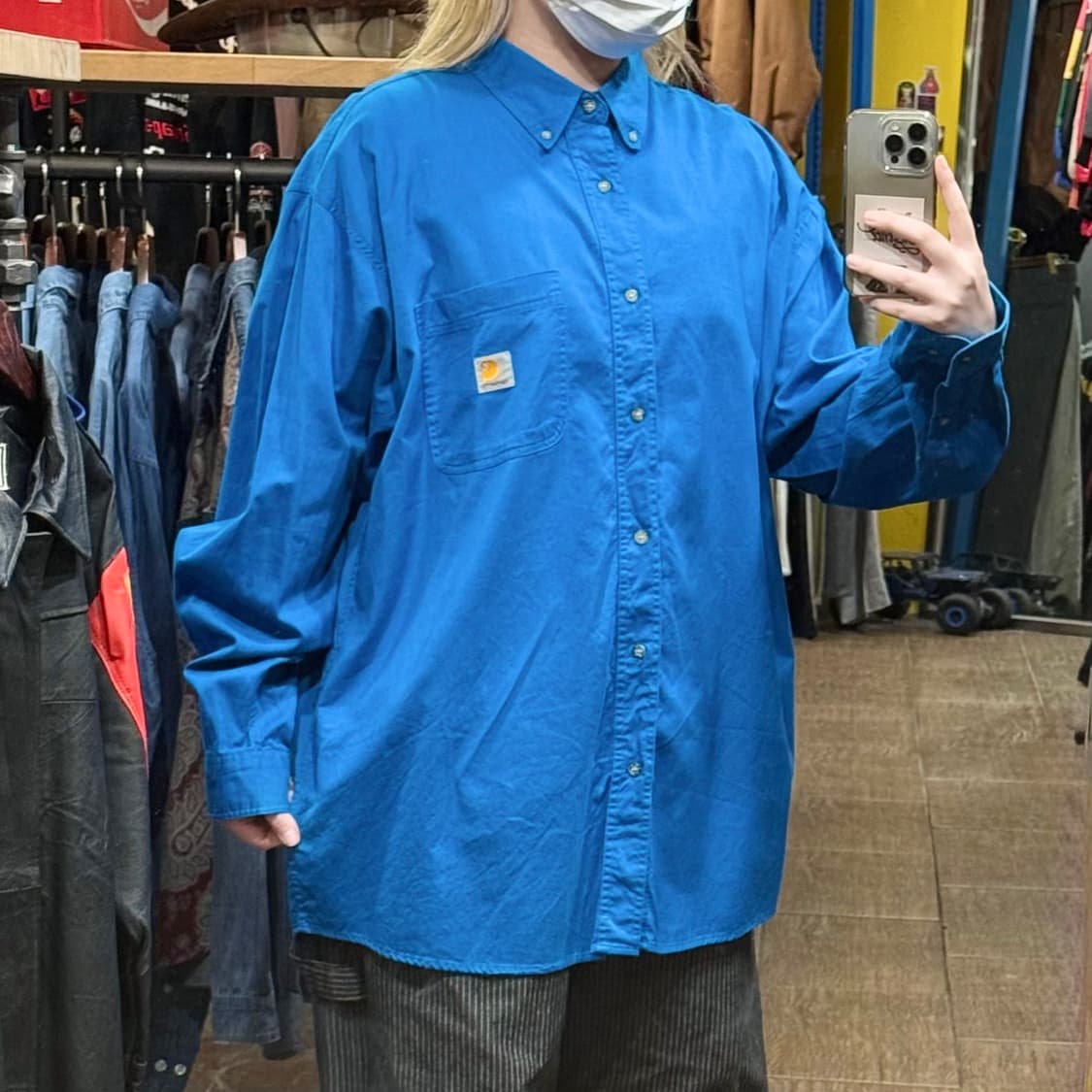 [HI] 칼하트 긴팔셔츠 블루  상품이미지3