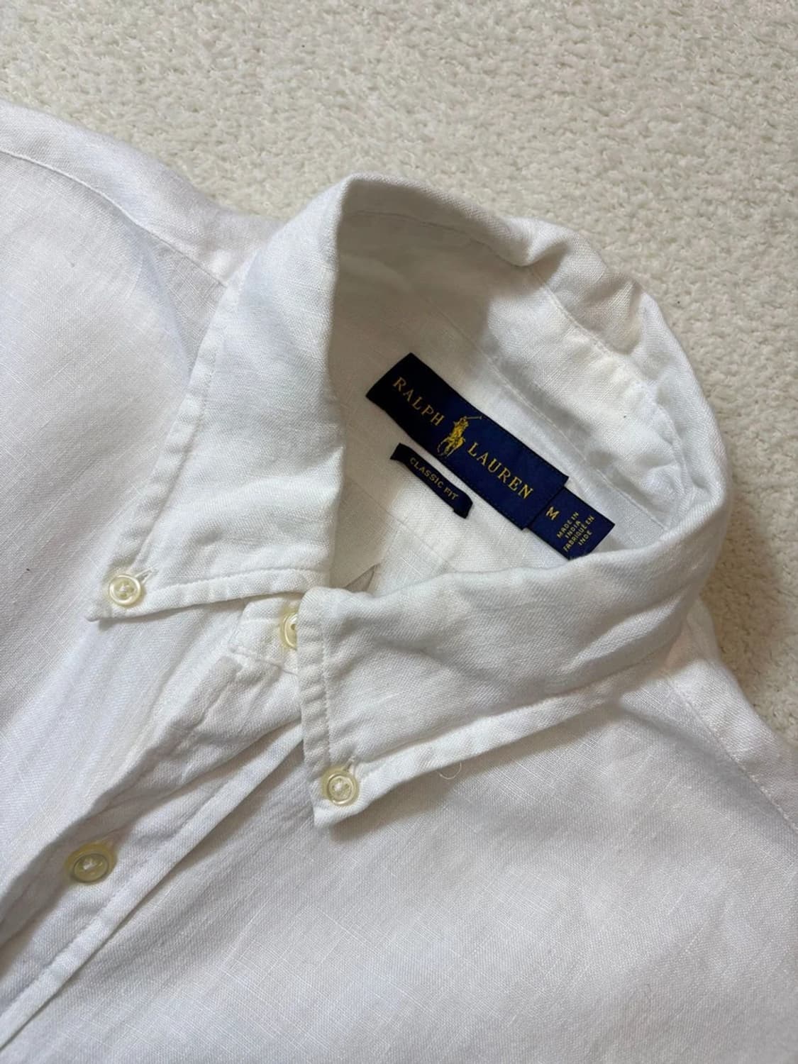 폴로 랄프로렌 솔리드 100% 린넨 셔츠 PN6269 상품이미지3