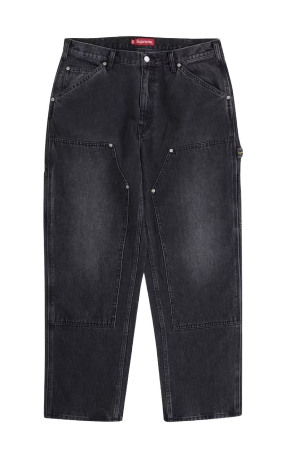 [30] 슈프림 더블니 흑청 워시드블랙 새상품 상품이미지1