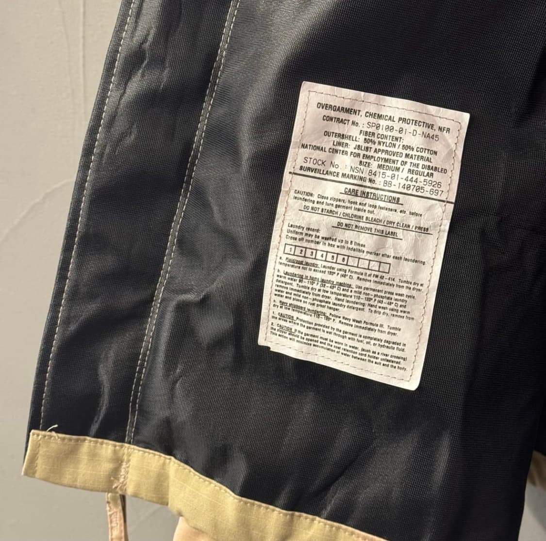 Us army 미군 화생방 자켓 데저트 카모 (XL-XXL) 상품이미지4