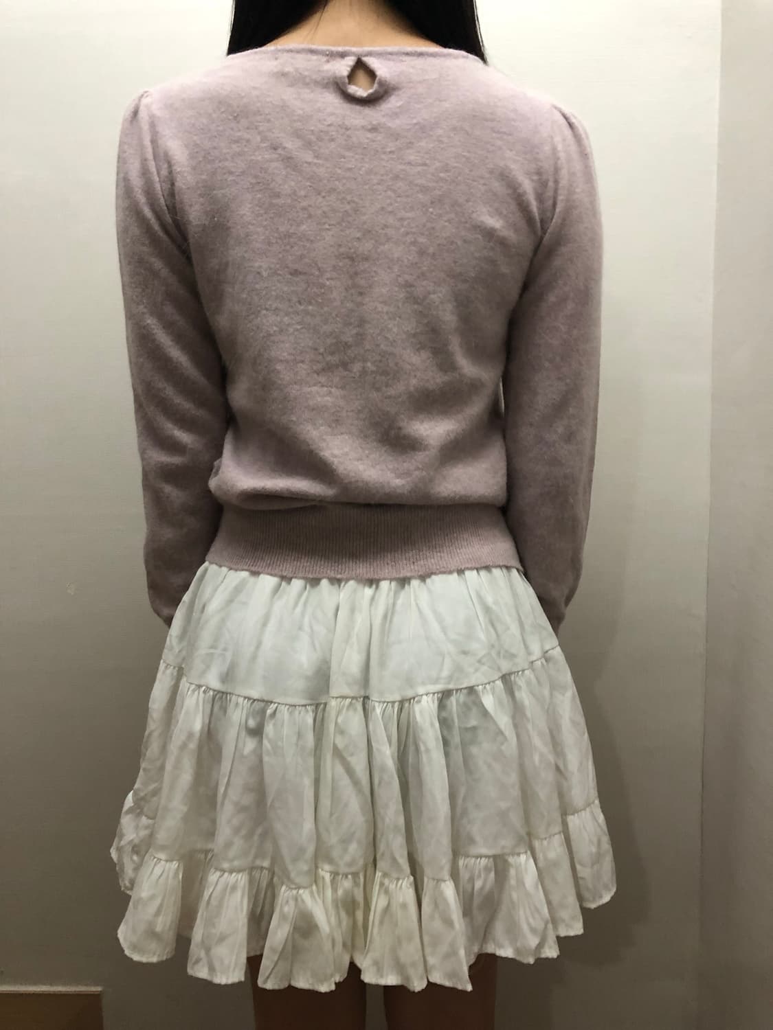 빈티지 라이트 퍼플 비즈 니트 상품이미지8