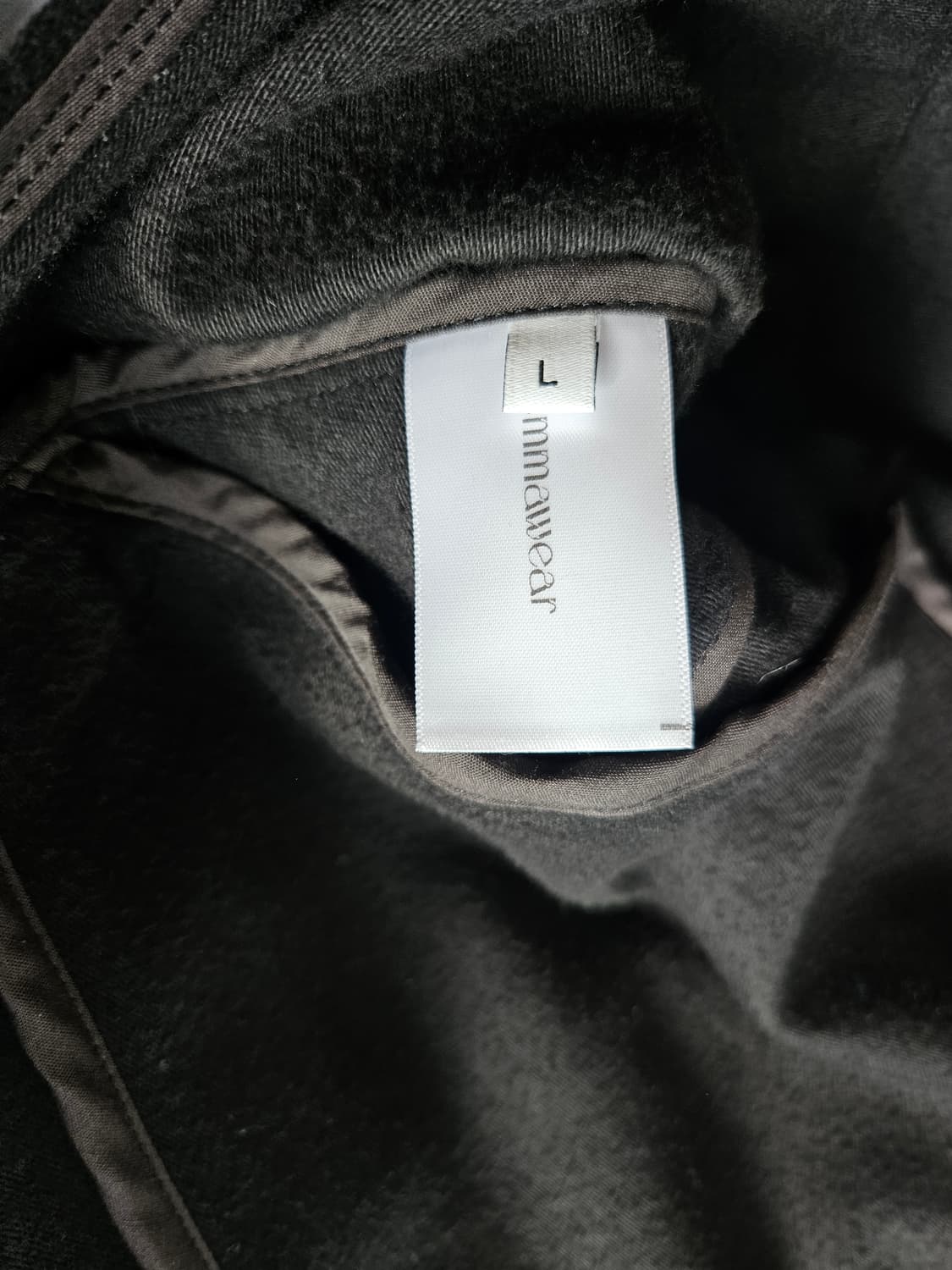 [L] CMMAWEAR 커마웨어 카타리나 몰스킨 오버 셔츠 자켓 상품이미지4