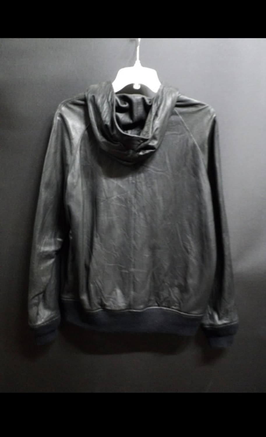 레더 후드 자켓 상품이미지2