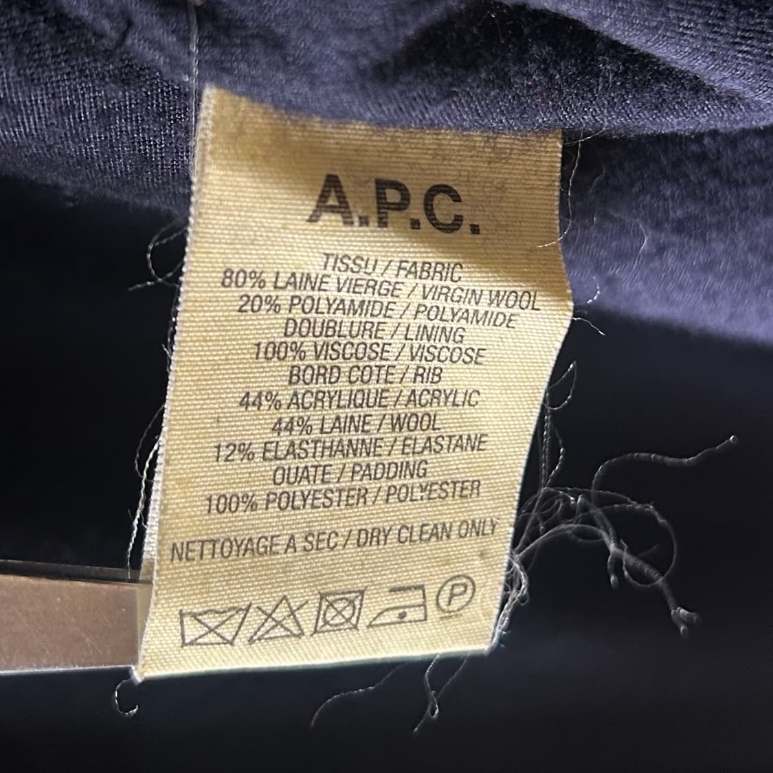 A.P.C. 아카이브 모직 코트 상품이미지10