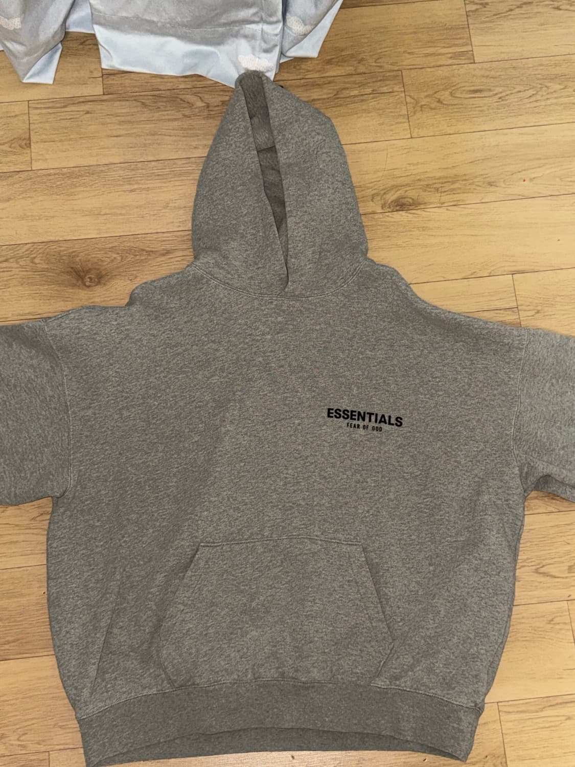 피어오브갓 에센셜 오트밀 다크그레이 코어 후드티 상품이미지1