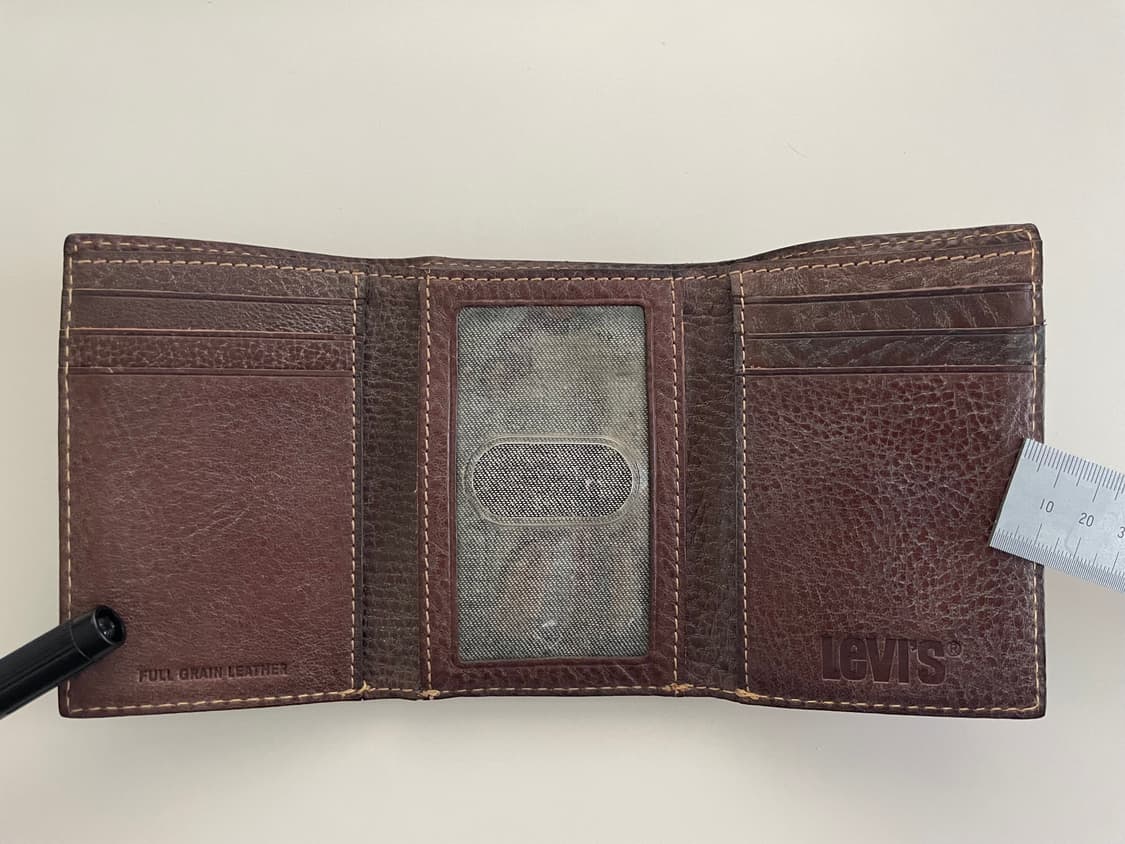 빈티지 리바이스 레더 트리플 폴드 지갑 상품이미지3
