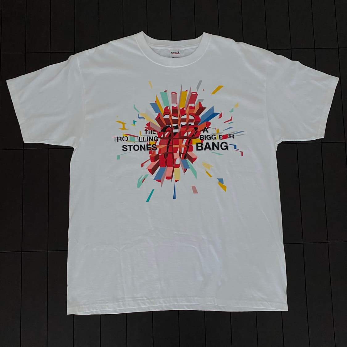 (XL) 00s 롤링스톤즈 2005 투어 밴드티 티셔츠 상품이미지1