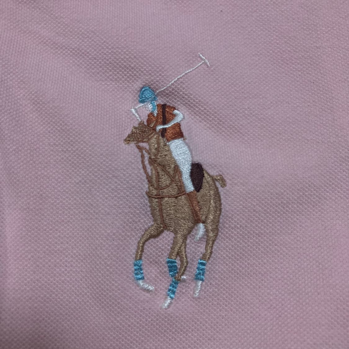 폴로 랄프로렌 빅포니 핑크 컬러 카라 반팔티> 상품이미지2