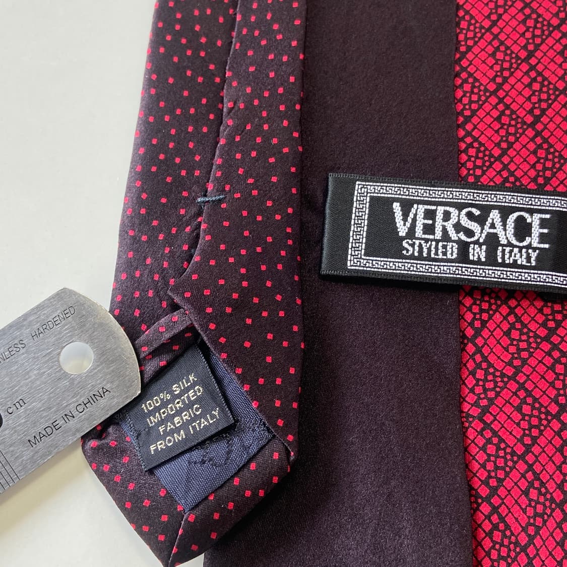 Versace 베르사체 정품 명품 넥타이 상품이미지6