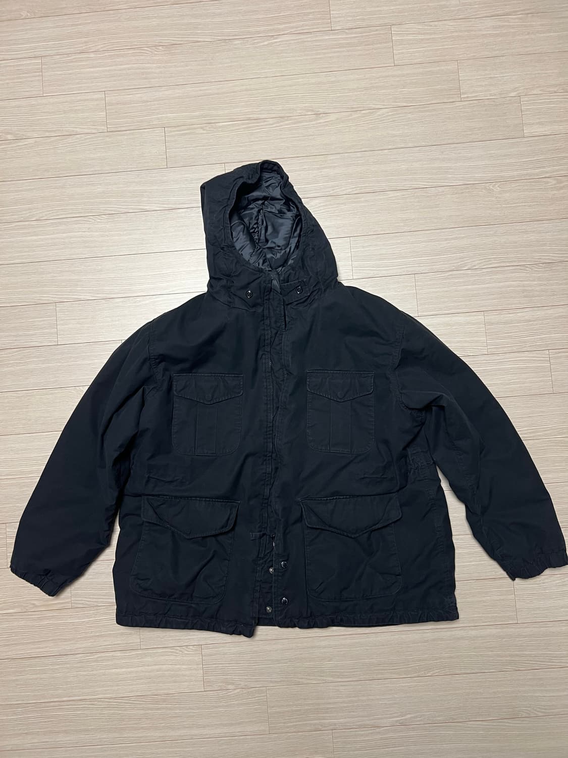 유니클로 엔지니어드가먼츠 유틸리티 자켓 블랙 XL 상품이미지1