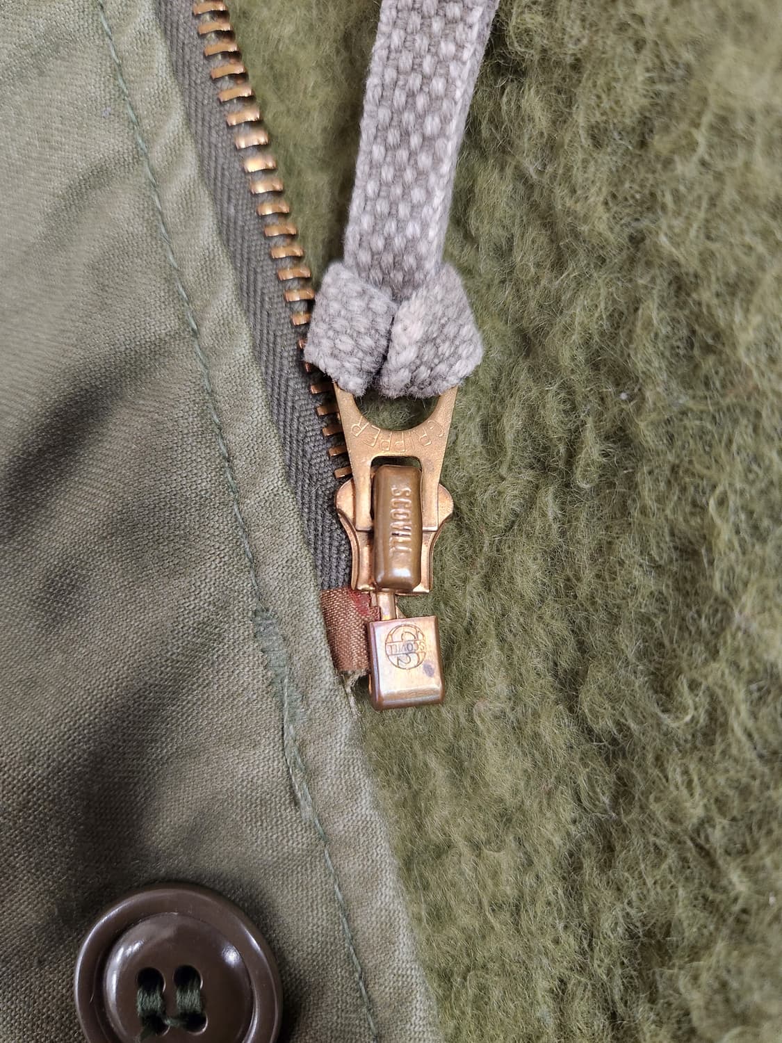 오리지널 미해군 A-2 덱자켓 XL 상품이미지7