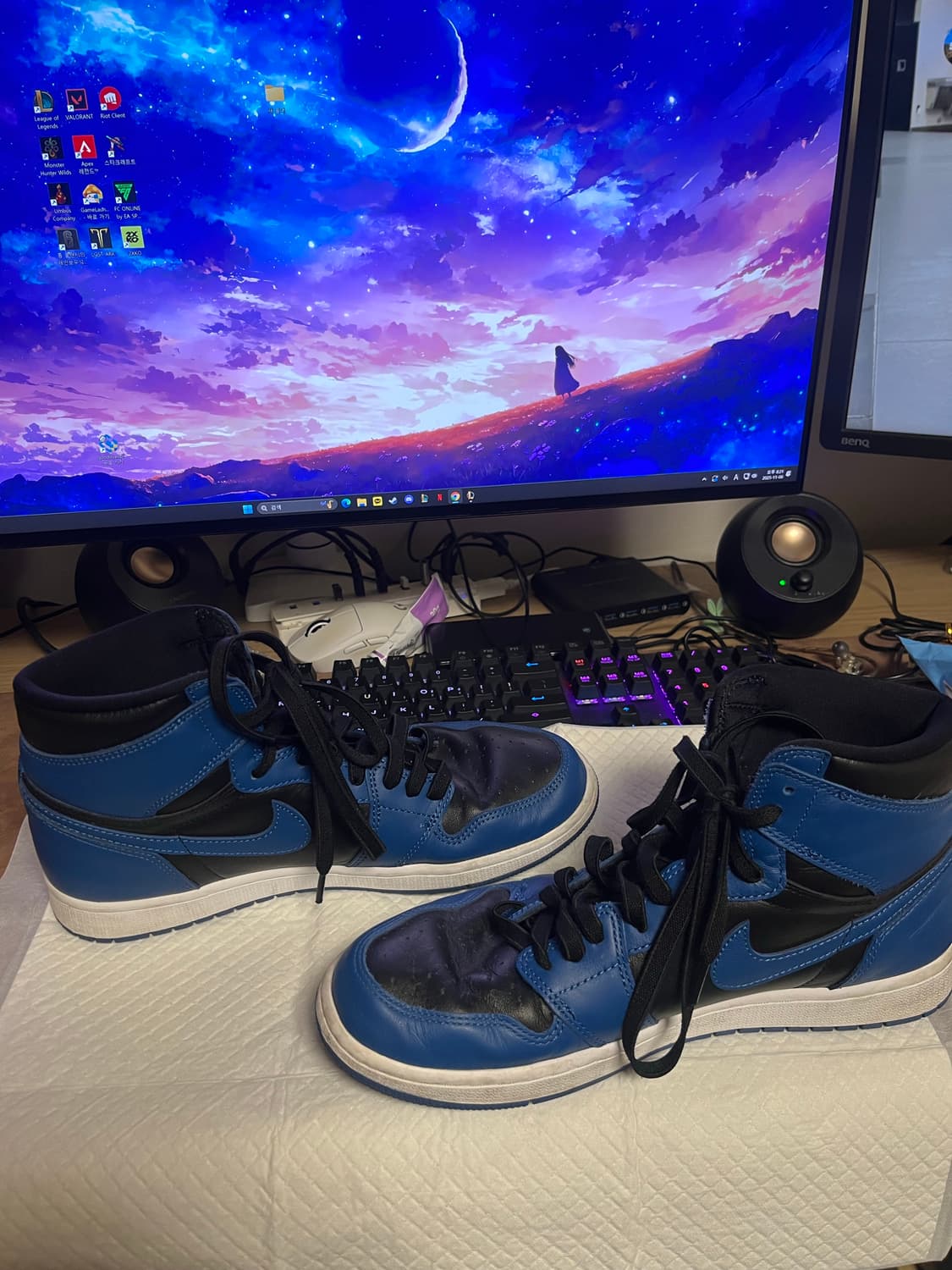 나이키 조던 1 하이 마리나 블루 285 상품이미지3