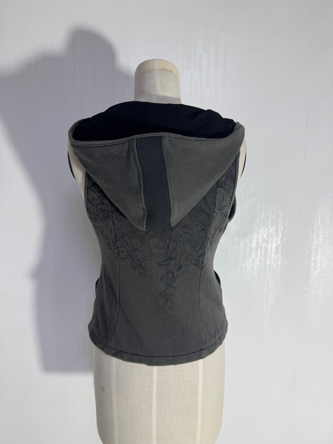 Ozz croce 후드 베스트 y2k vkei gothic 오즈온 상품이미지4