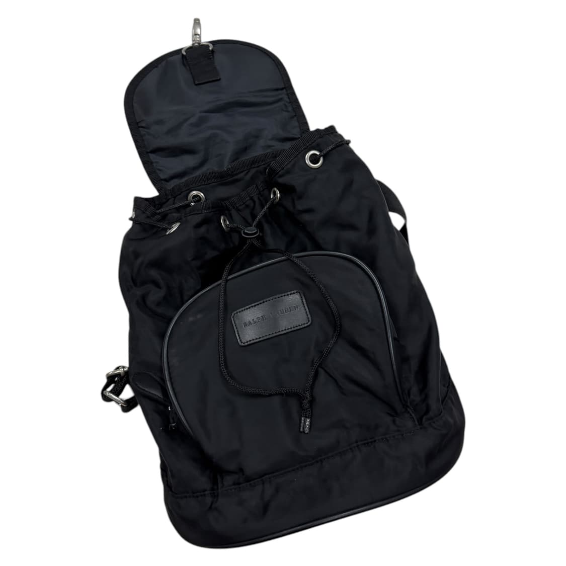 폴로랄프로렌 빈티지 핑크 포니 나일론 포켓 버클 복조리 Y2K 백팩 가방 상품이미지2