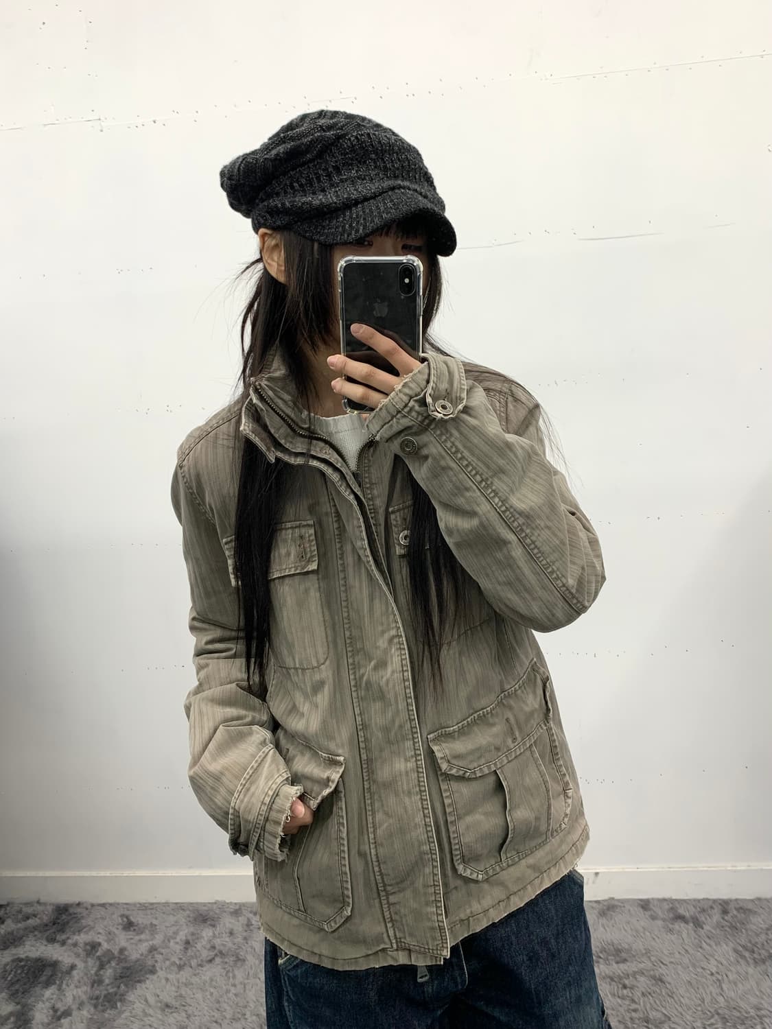 캘빈클라인 밀리터리 자켓(누빔안감👍)  상품이미지2