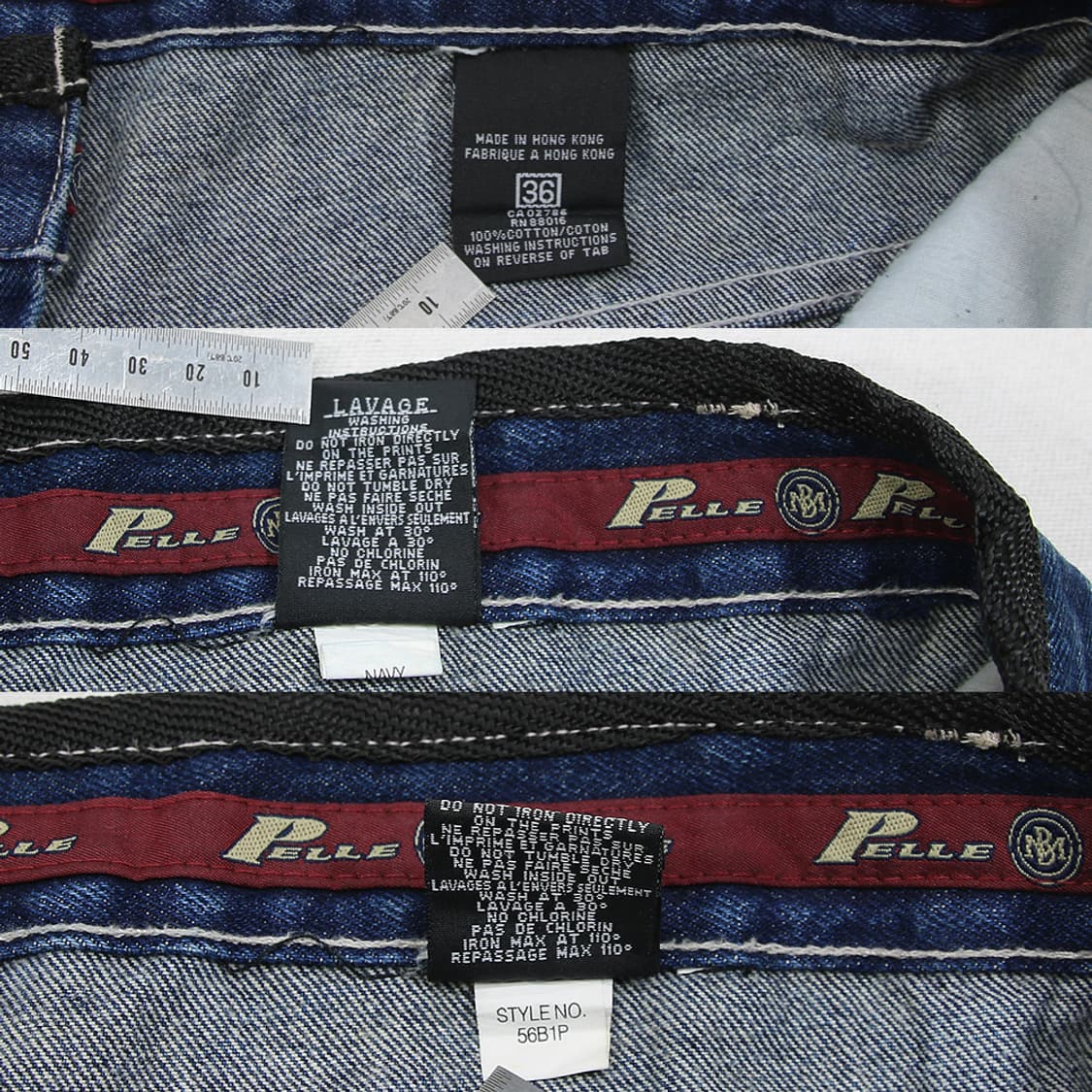 (착용컷) PELLE PELLE 올드스쿨 데님 팬츠 (남성용 36) 상품이미지5