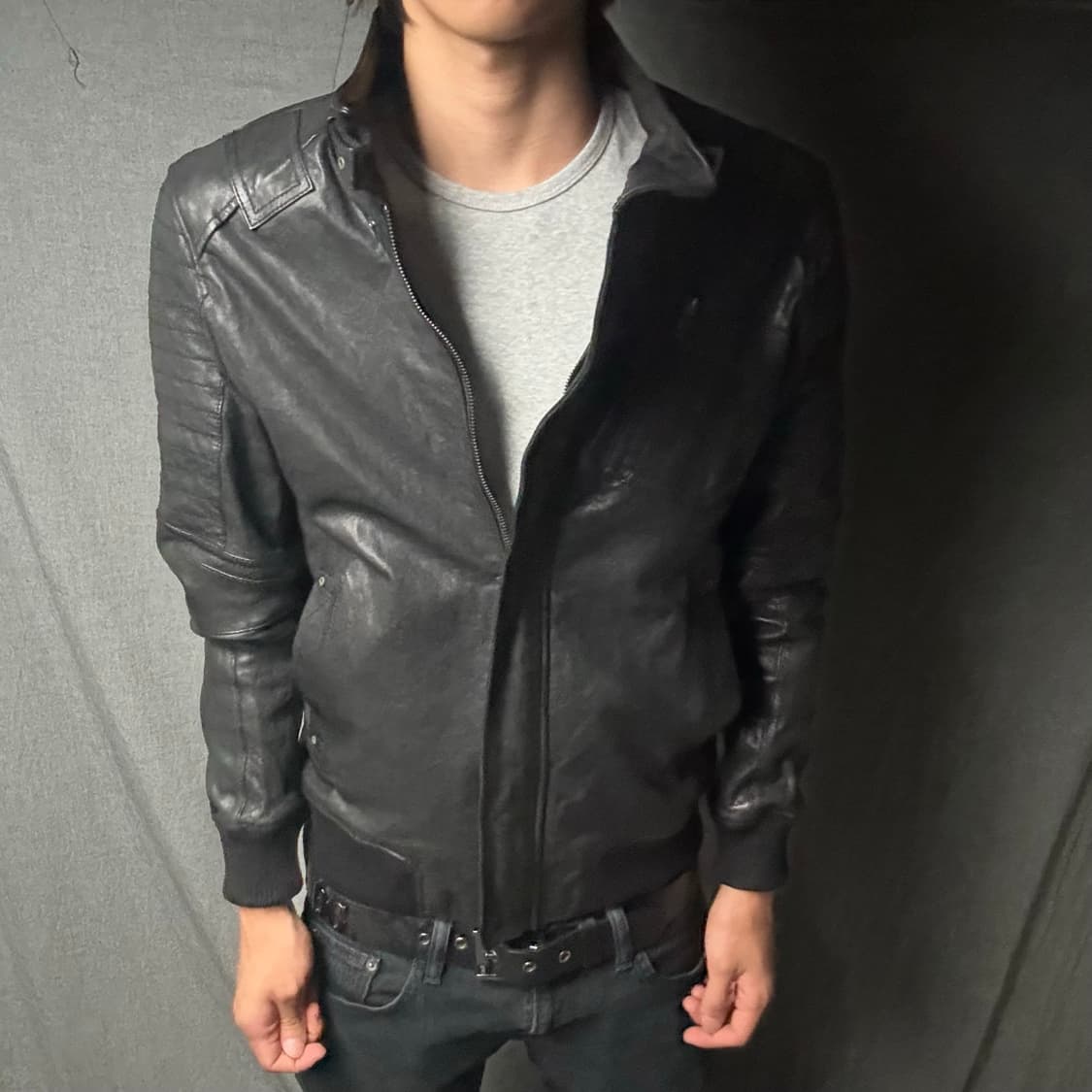 lamb skin leather jacket 상품이미지2