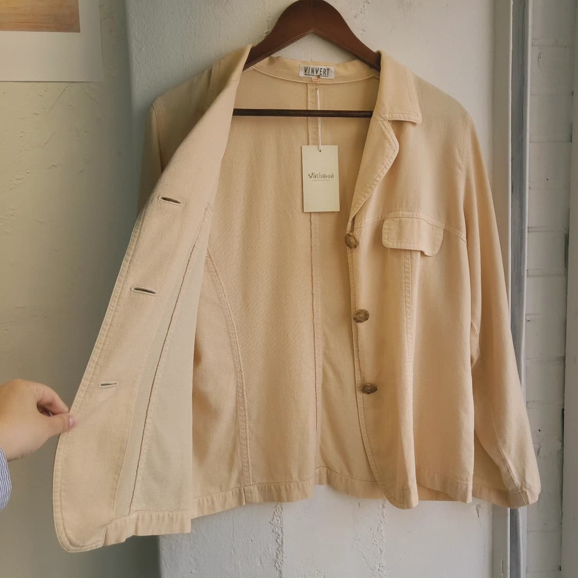 Vinvert 레이온 미니멀 자켓 상품이미지7