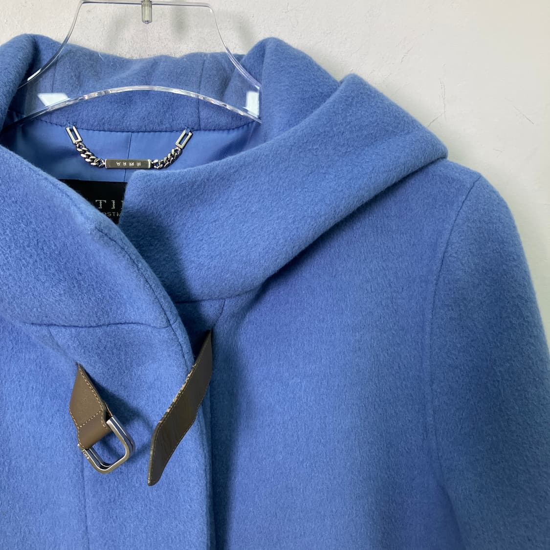 TIME 타임 후드 숏 더플 코트 상품이미지4