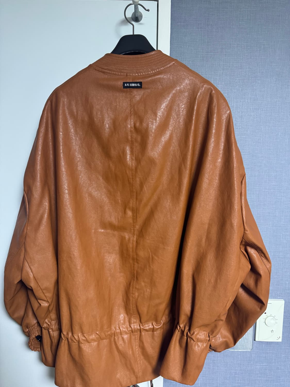 아조바이아조 카멜 레더 스트링 자켓 상품이미지3