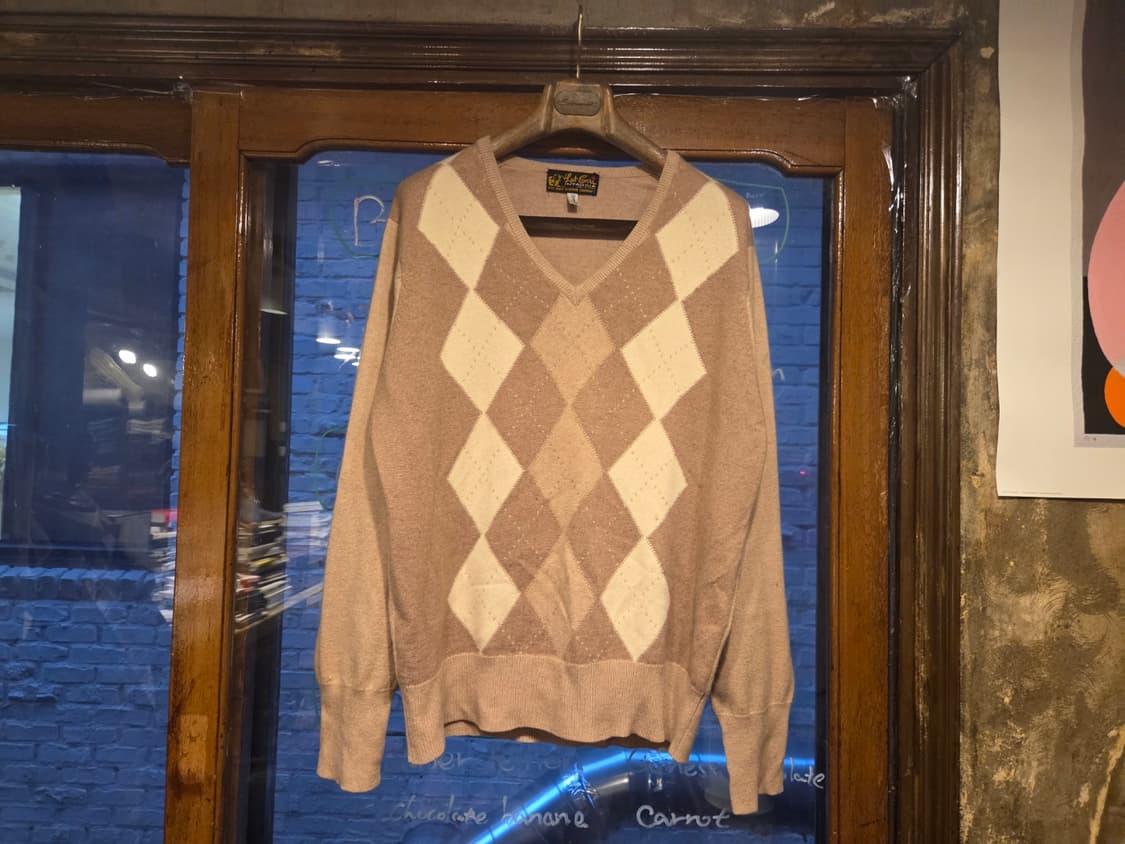 스코티시 인타르시아 캐시미어 니트 상품이미지4