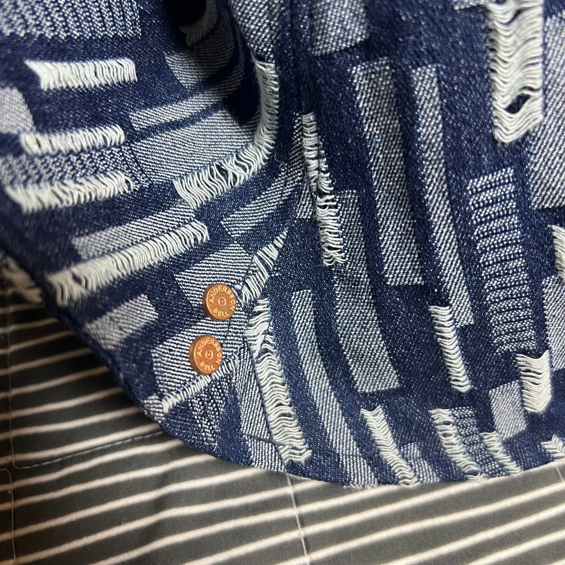 앤더슨벨 에스닉 데님 버킷햇 상품이미지4