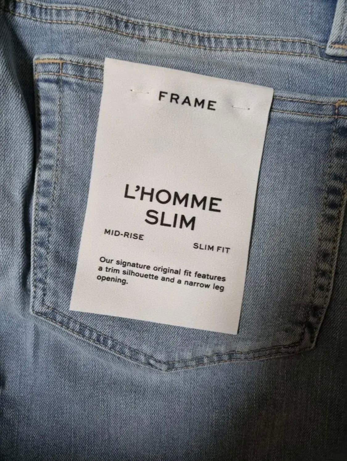 (새상품) 프레임 데님 르옴므 슬림핏 청바지 31 상품이미지5