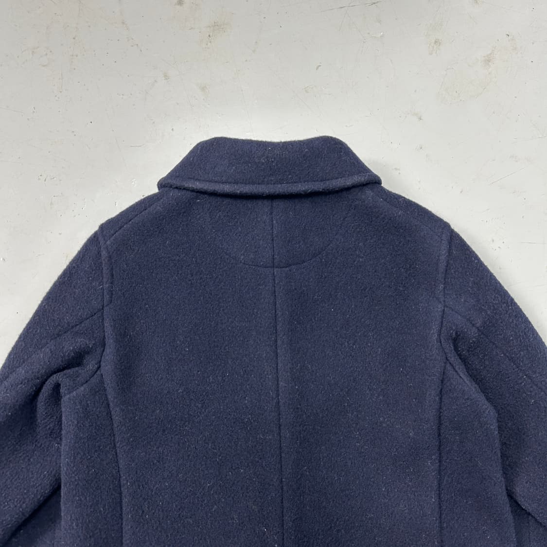 단톤 로고 울 하프코트  상품이미지6