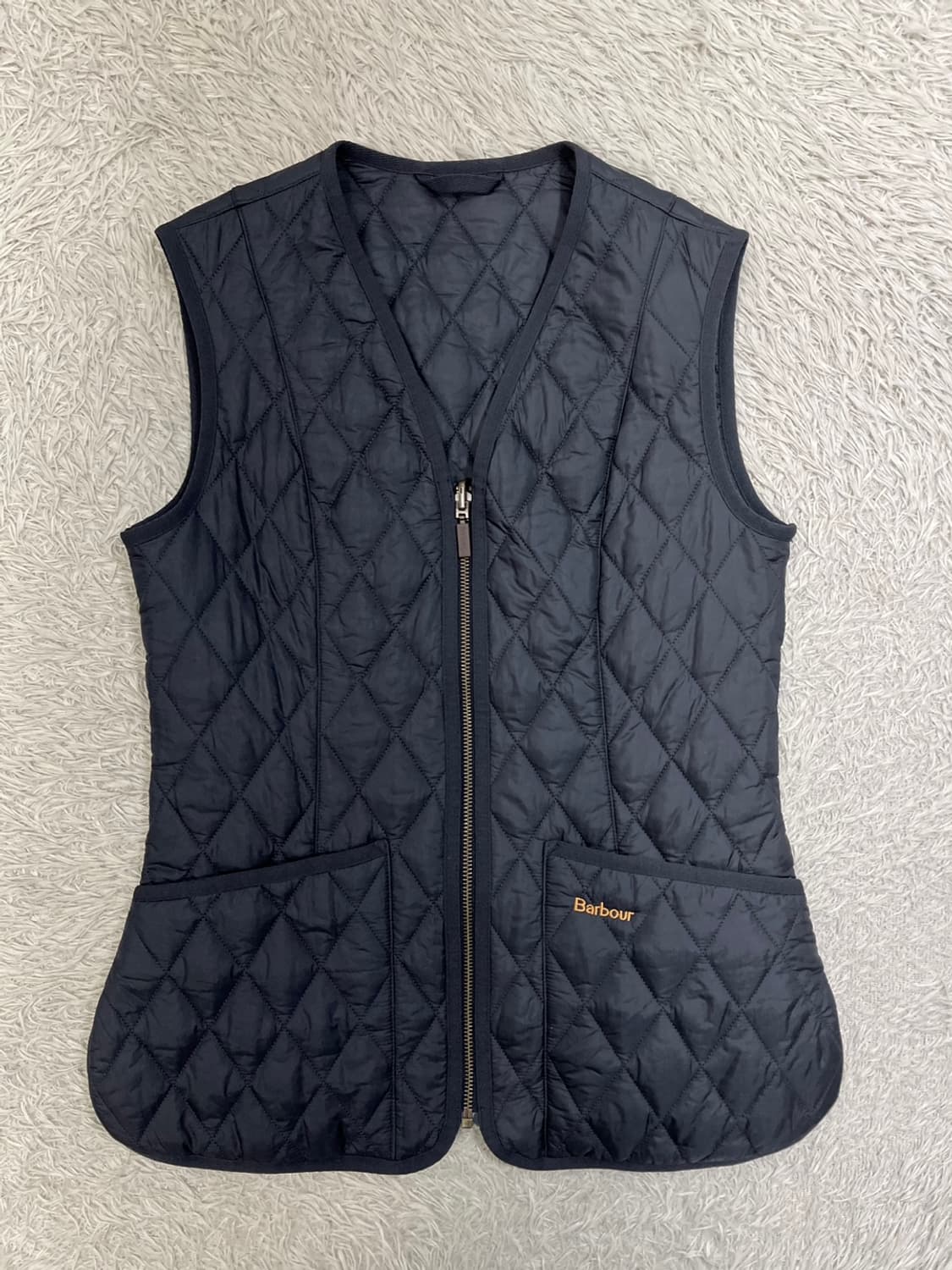 바버 퀼팅 집업 조끼/#2624 상품이미지1