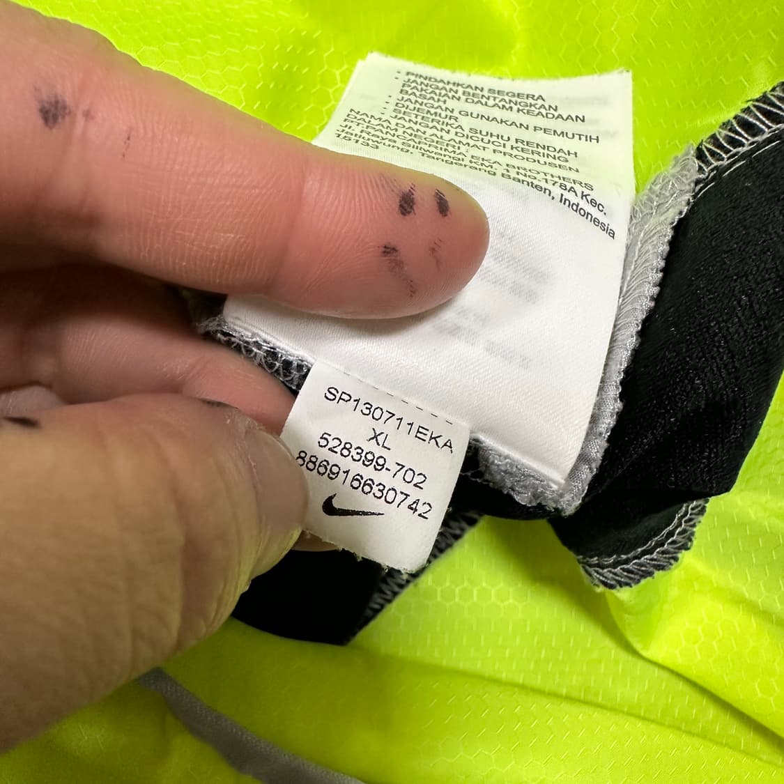 ✨ (바배) 나이키 피스테 7부 바람막이 웜업 반팔티  상품이미지5