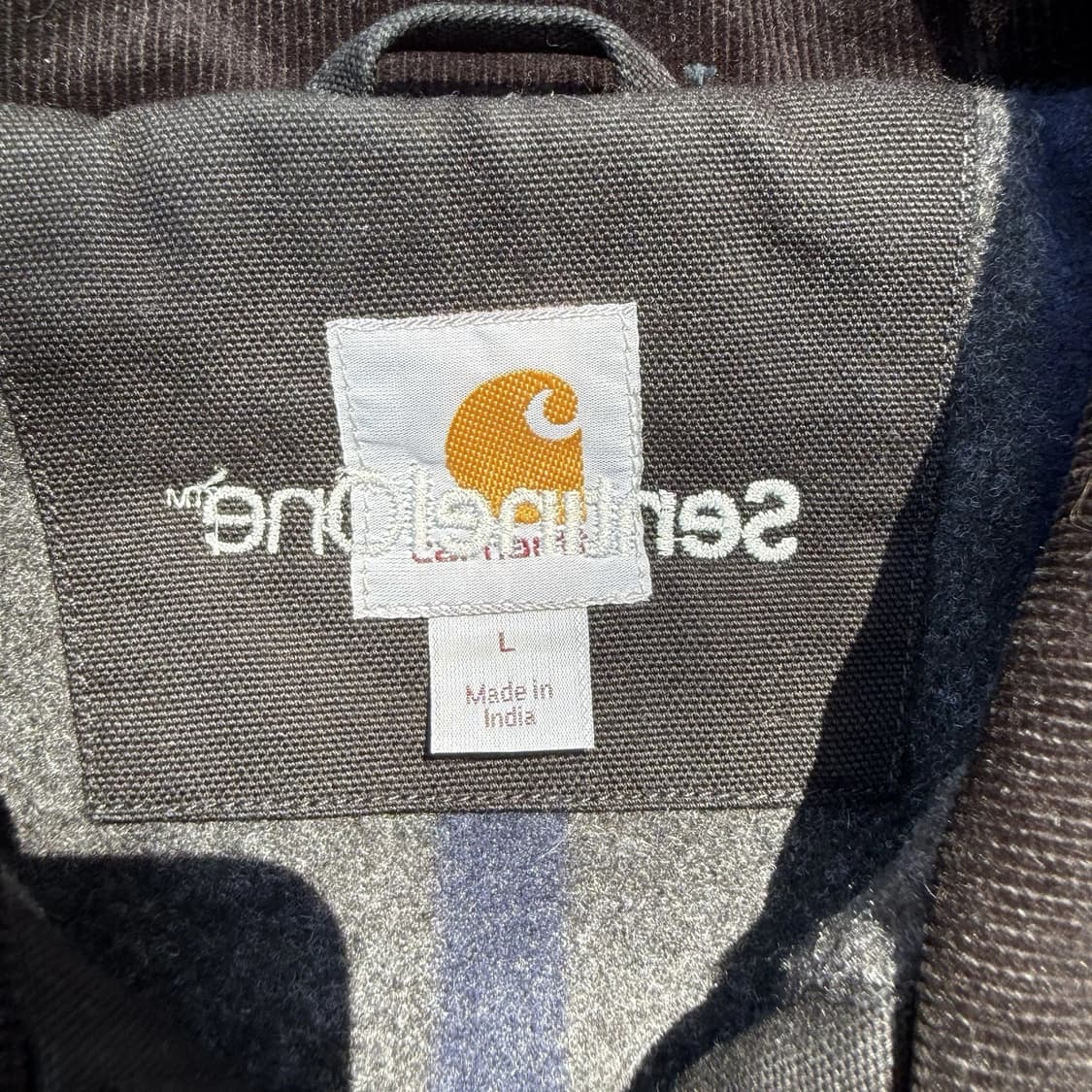 칼하트 블랭킷 라인 디트로이트 자켓 블랙 L 상품이미지3