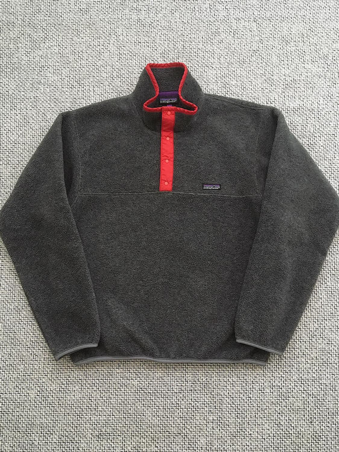 90s USA made Anthracite Synchilla Snap-t 상품이미지9