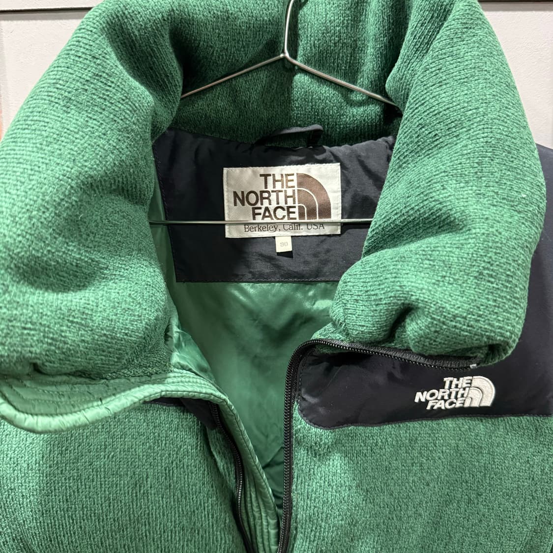 90 노스페이스 700 눕시 니트 패딩 베스트 조끼 상품이미지3