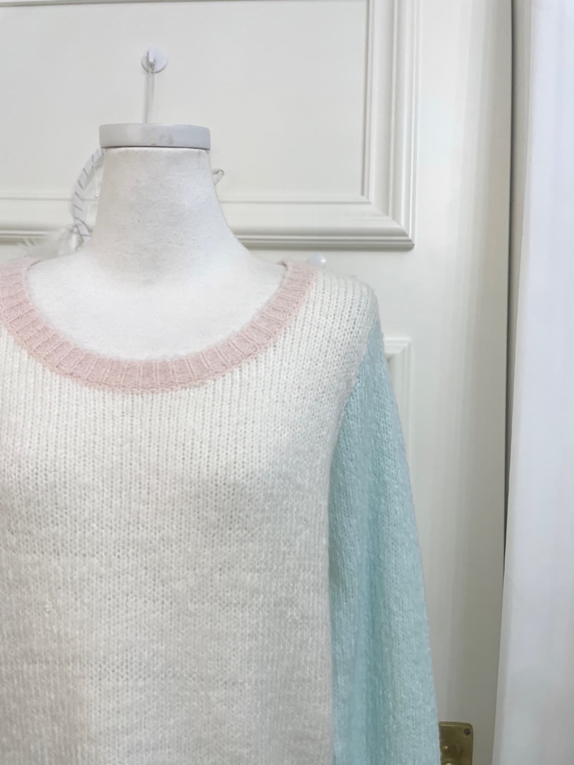 INGNI pink sky-blue candy cute knit top 상품이미지6