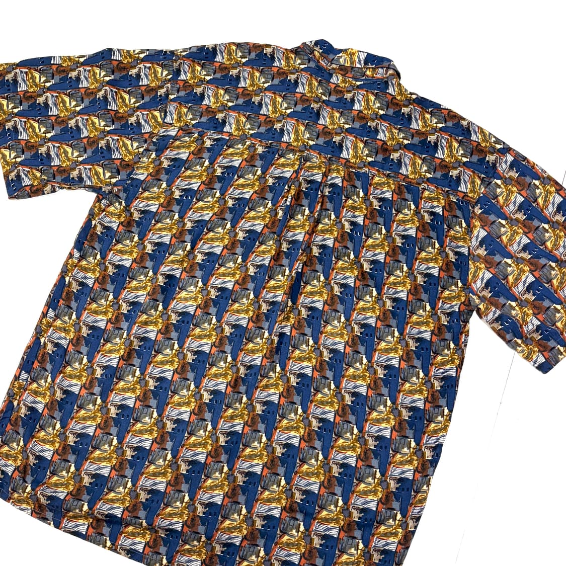 CM SPORTS 네이비 패턴 하와이안 셔츠 L 상품이미지9