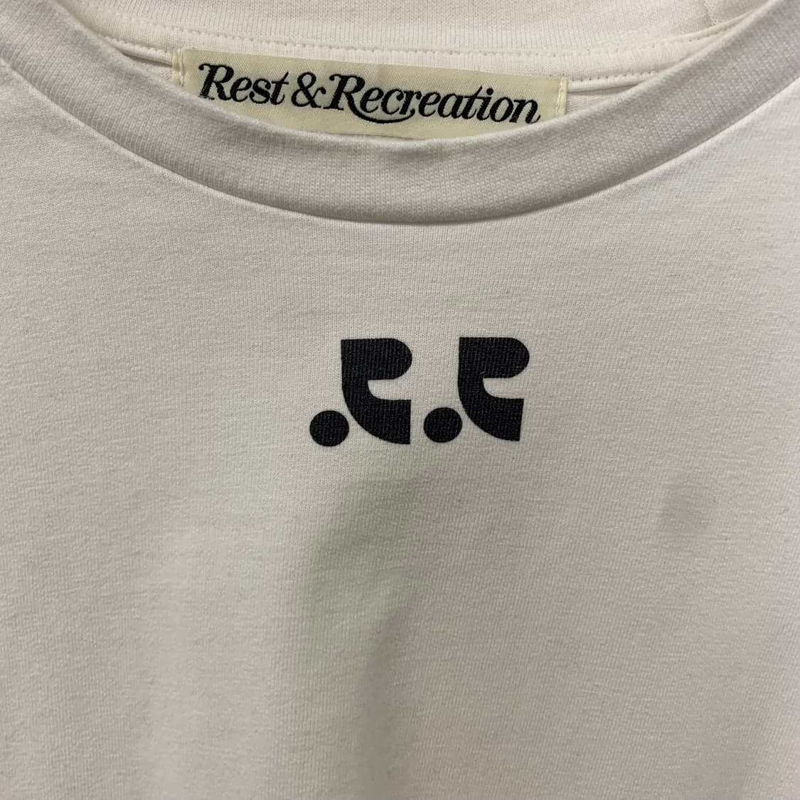 레스트앤레크레이션 화이트 롱슬리브 긴팔티 상품이미지5