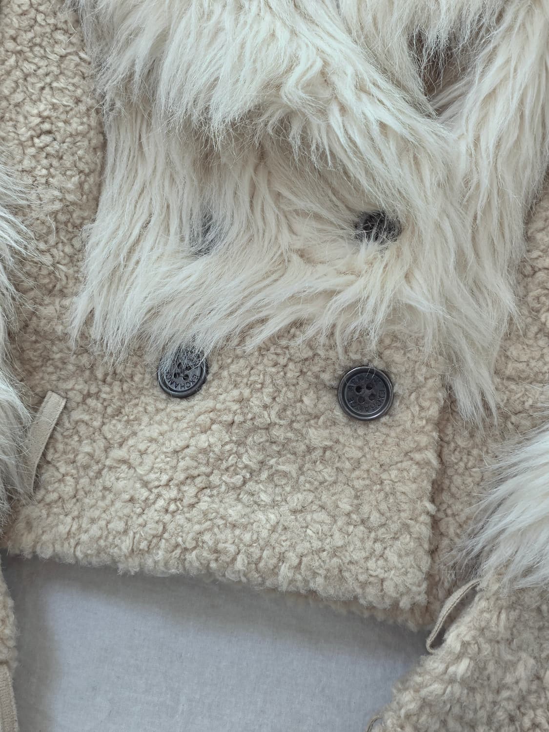 AX 아르마니 익스체인지 퍼 자켓 빈티지 상품이미지3