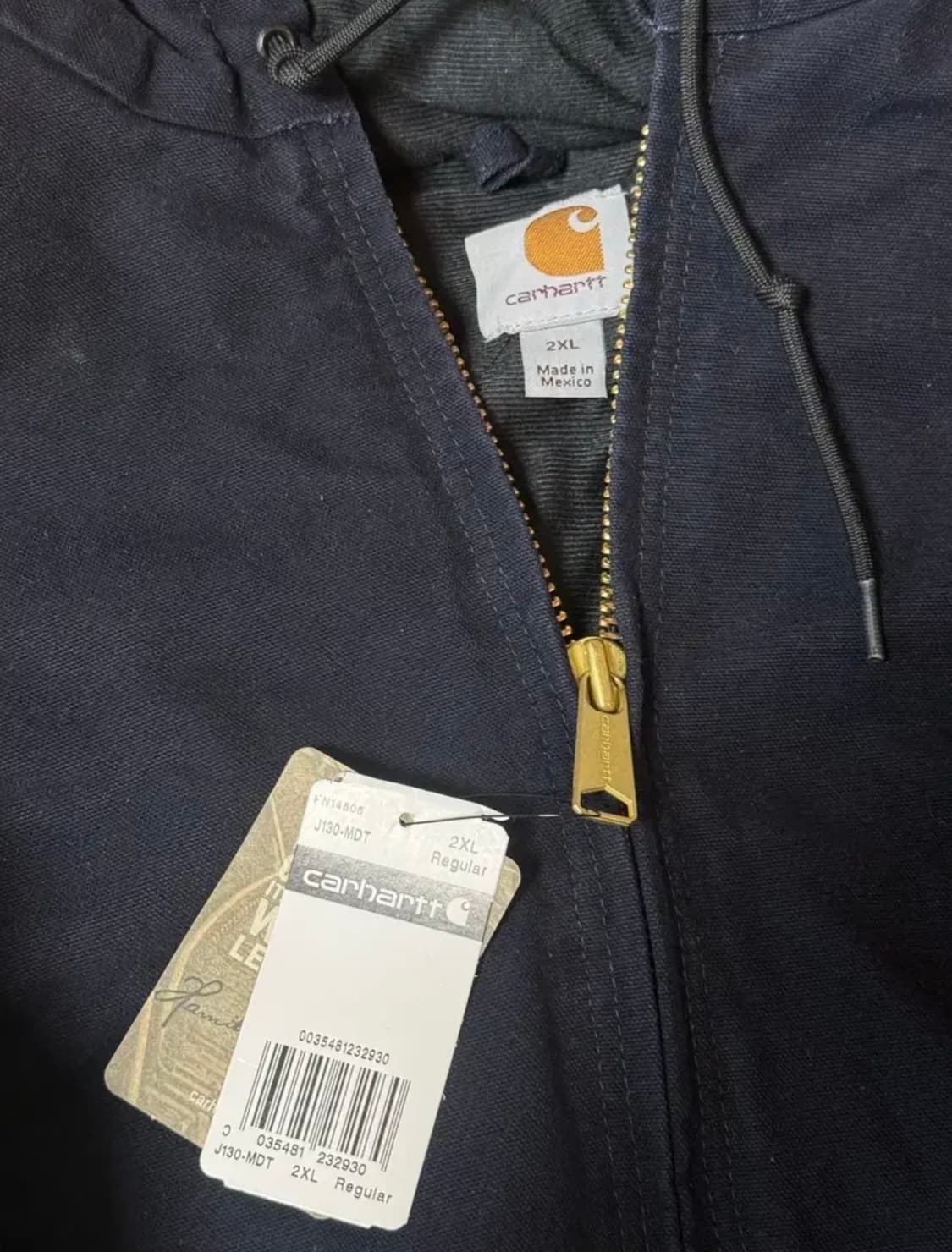 칼하트 덕액티브 j130 2xl 상품이미지2