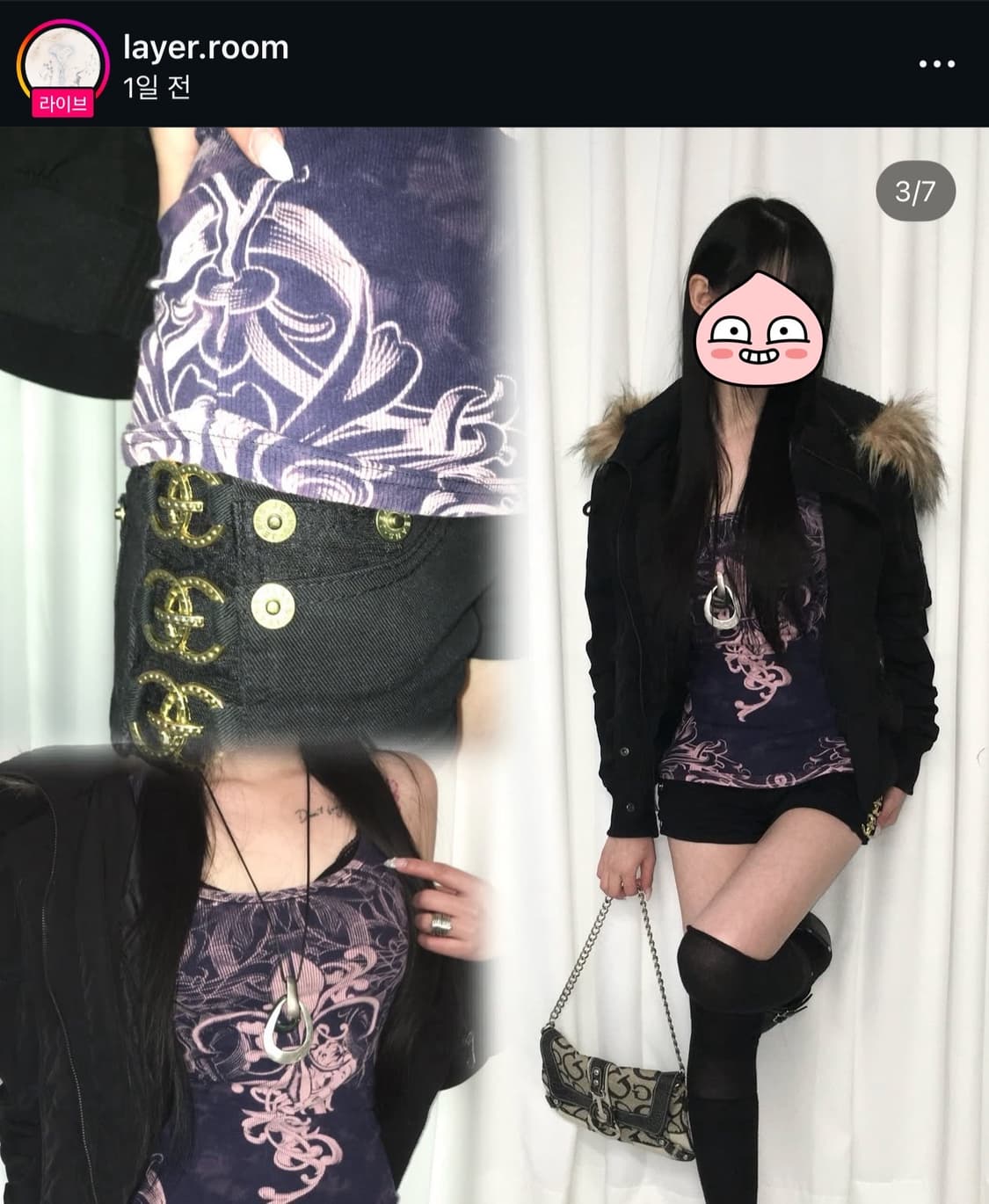 가격내림X)다이아깔 숏팬츠 숏츠 갸루 와투케 큐빈 레이어룸 데라 샵오공이 상품이미지2