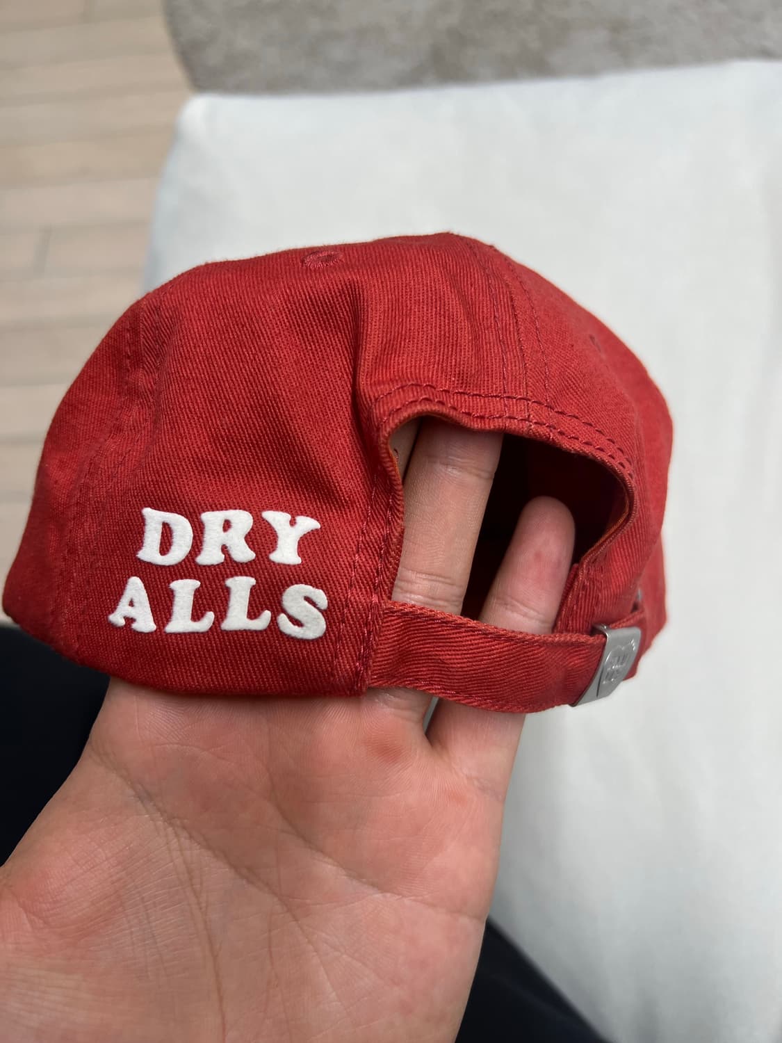 휴먼메이드 5 패널 캡 레드 북극곰 볼캡 상품이미지4